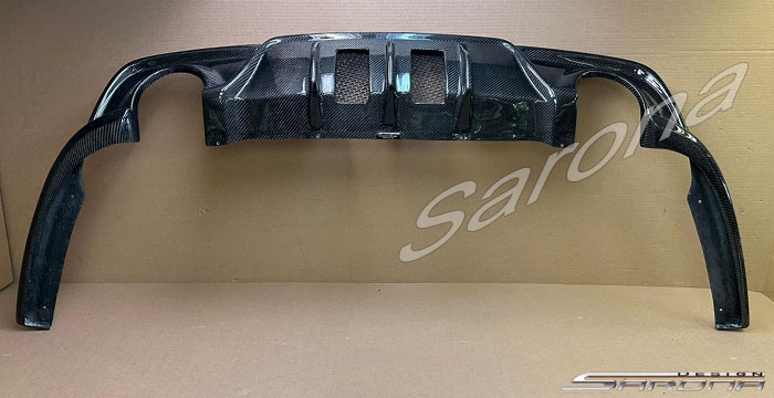 Custom Dodge Charger  Sedan Rear Lip/Diffuser (2015 - 2024) - $590.00 (Part #DG-037-RA)